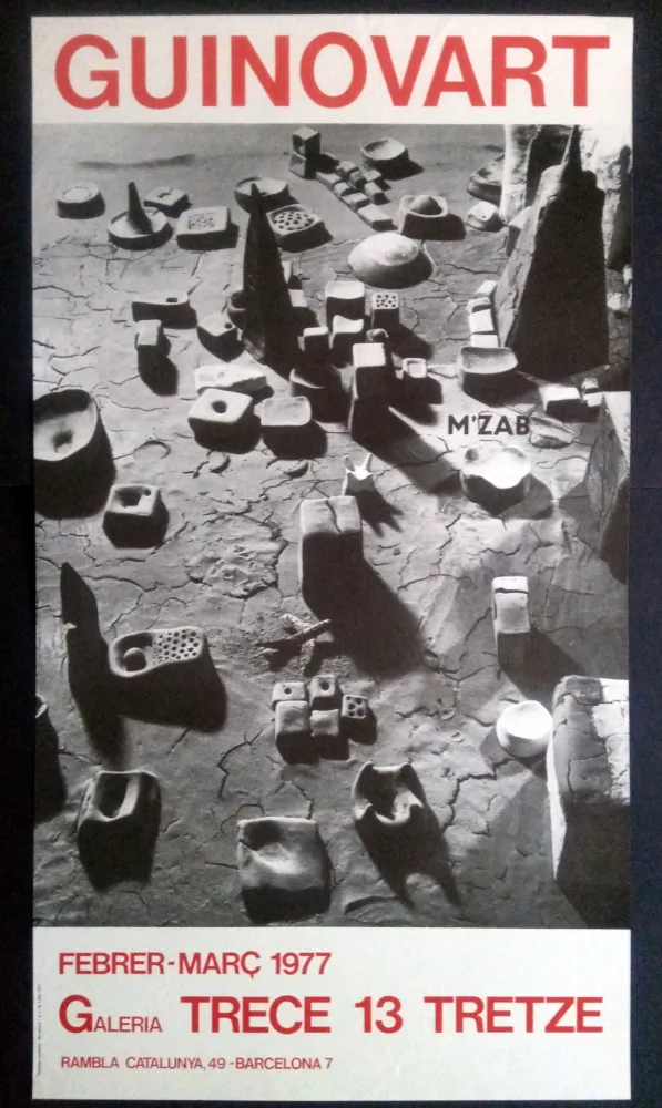 海报 Guinovart - Guinovart Galeria trece 1977