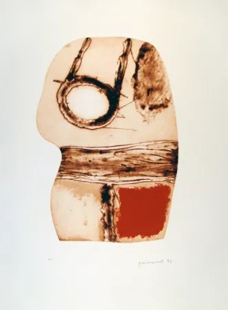 蚀刻版画 Guinovart - Imatges i Terra II