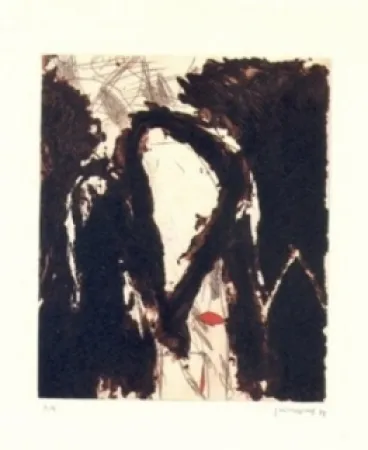 版画 Guinovart - La nit