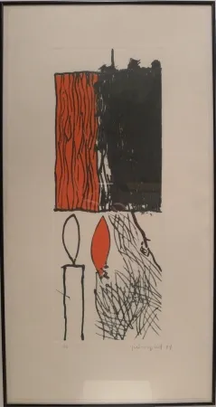 蚀刻版画 Guinovart - L'espelma