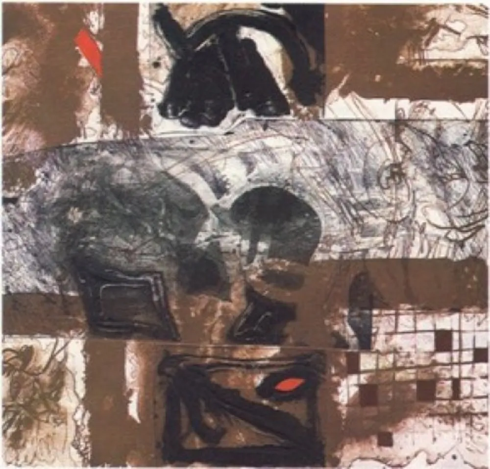 复数作品 Guinovart - Los mulatos estiraban gomas ansiosos....