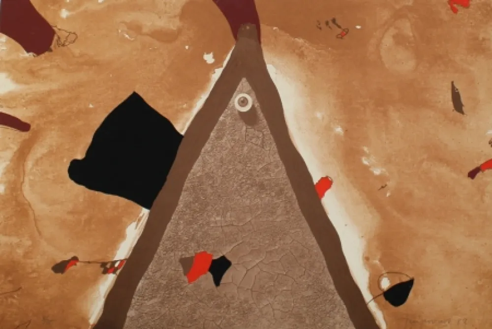 石版画 Guinovart - L'ull 1982