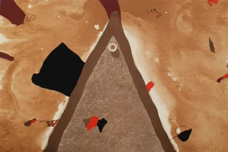 石版画 Guinovart - L'ull 1982