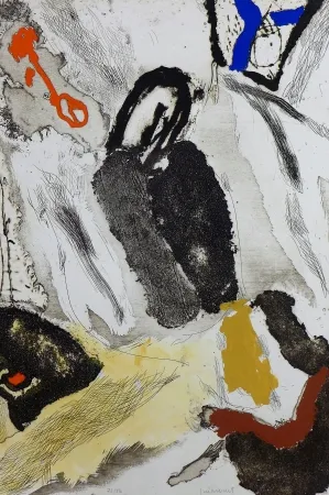 版画 Guinovart - M'agafa la Terra 