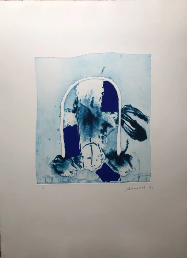 版画 Guinovart - Nocturn 7