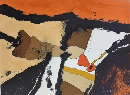 石版画 Guinovart - Pedres articulades