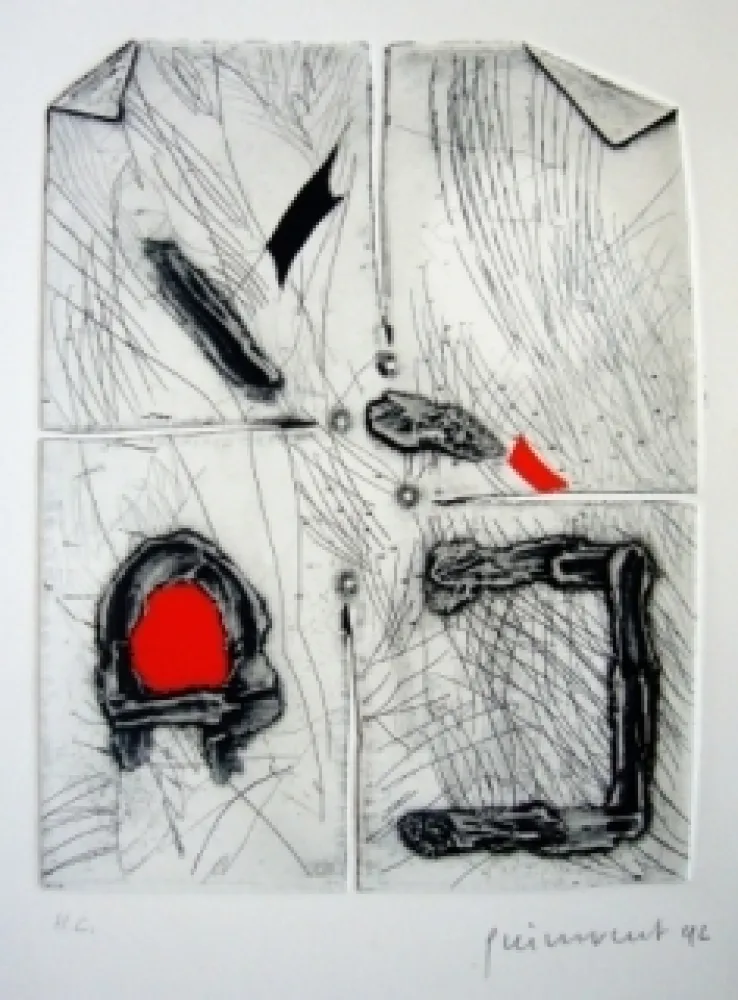 金刚砂版画 Guinovart - Sans titre 1