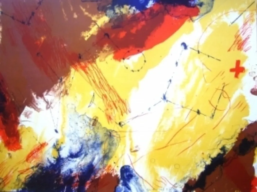 石版画 Guinovart - Sans titre 11