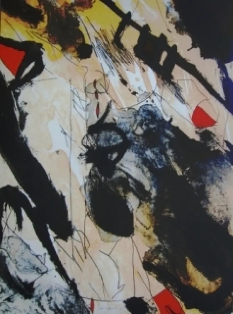 石版画 Guinovart - Sans titre 15