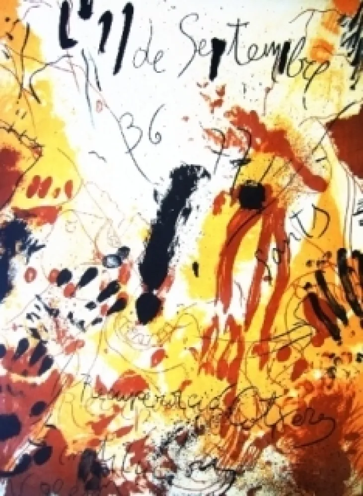 石版画 Guinovart - Sans titre 16