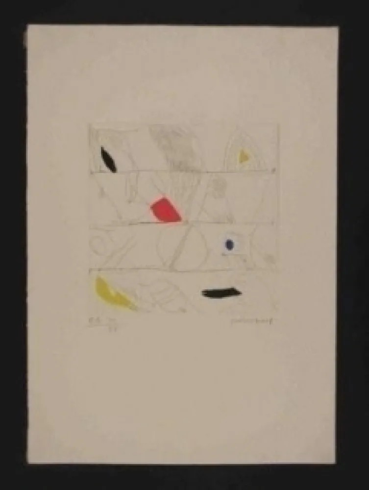 版画 Guinovart - Sans titre