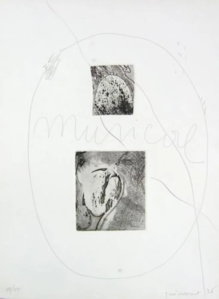 蚀刻版画 Guinovart - S/T