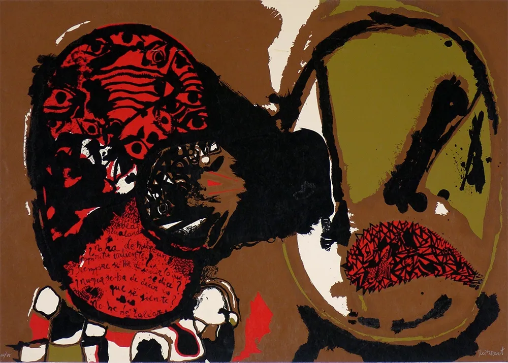 版画 Guinovart - S/T