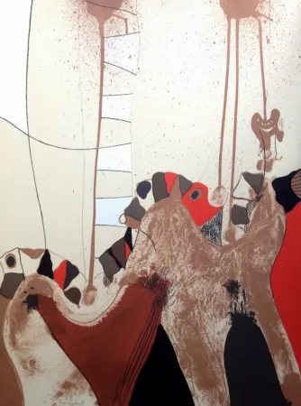 石版画 Guinovart - S/T