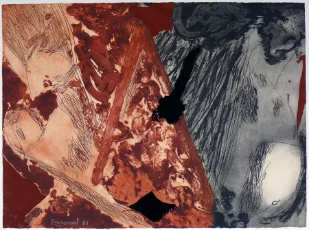 版画 Guinovart - Tierra quemada