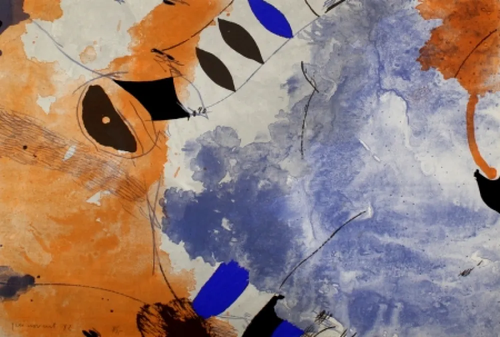 石版画 Guinovart - Una veu