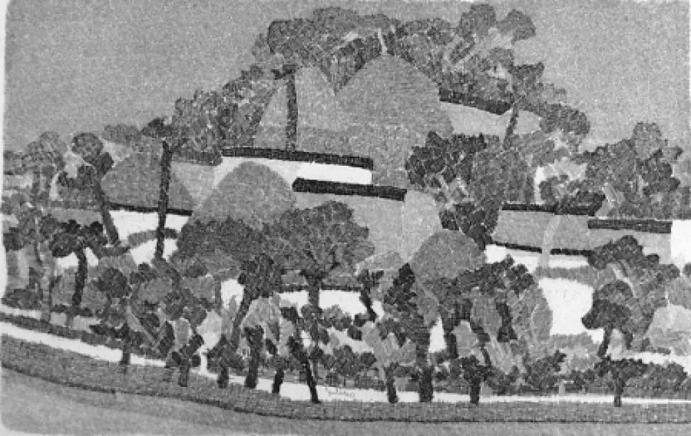 蚀刻版画 Gulino - Paesaggio