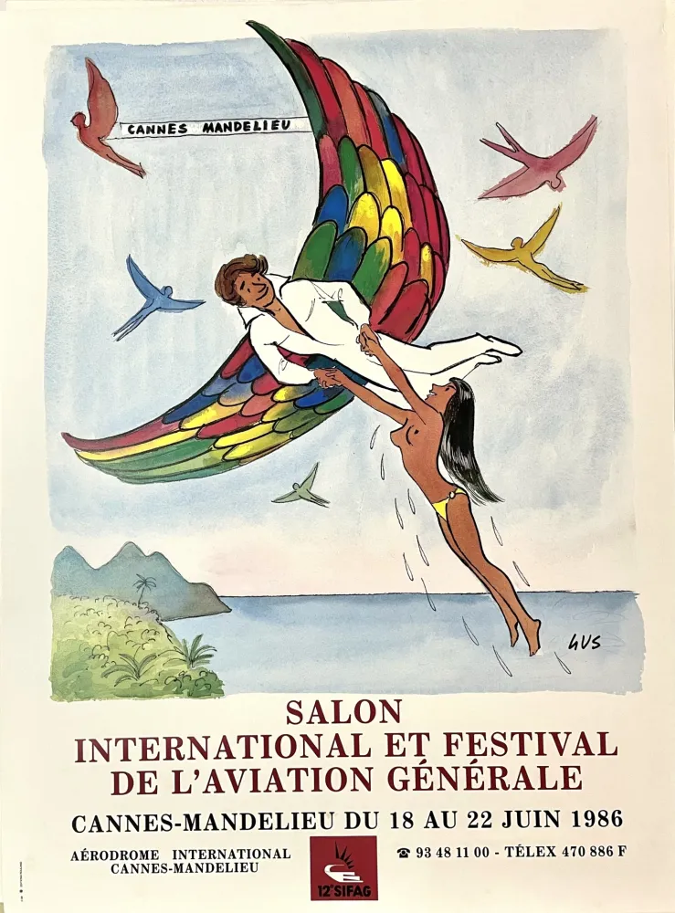 海报 Gus - Salon International et Festival de l'Aviation Générale