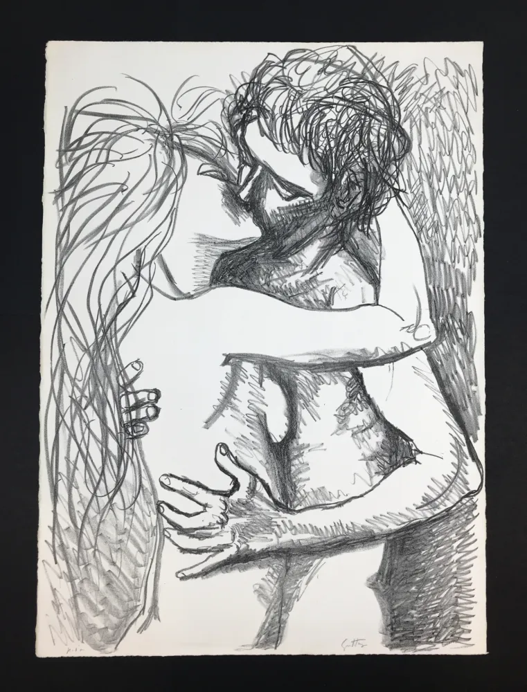 石版画 Guttuso - Abbraccio
