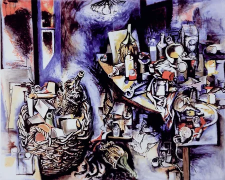 蚀刻飞尘法 Guttuso - Grande natura morta