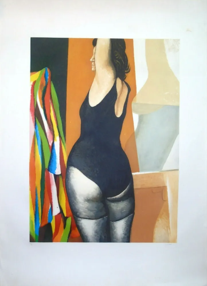 蚀刻飞尘法 Guttuso - La ballerina