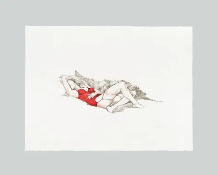 蚀刻飞尘法 Guttuso - L'amante