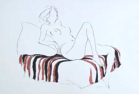 丝网印刷 Guttuso - L'attesa