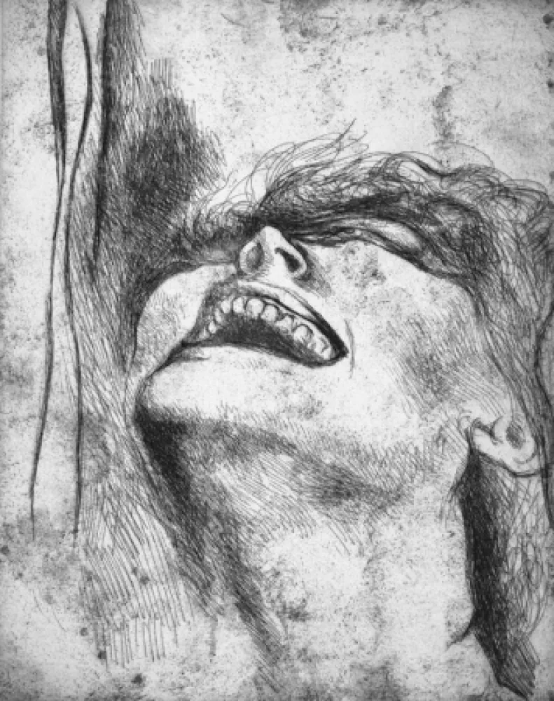 蚀刻版画 Guttuso - L'urlo