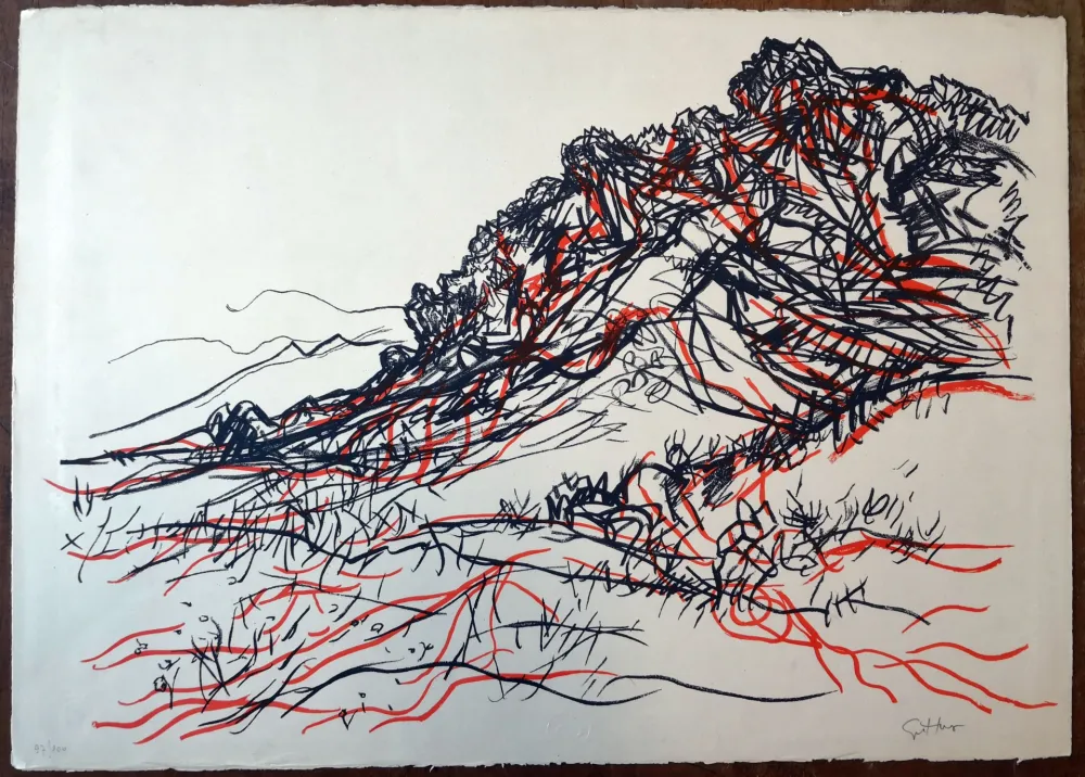 石版画 Guttuso - Portella delle Ginestre