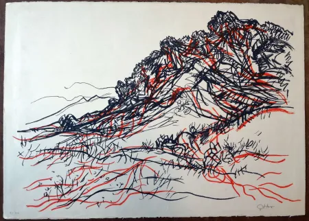 石版画 Guttuso - Portella delle Ginestre