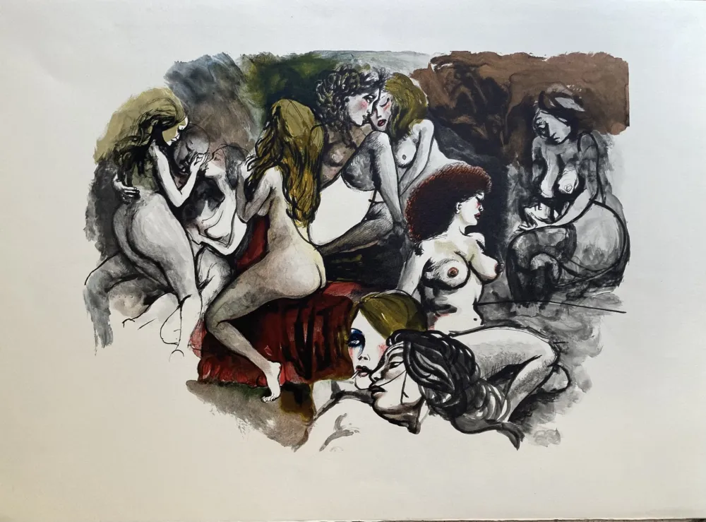 石版画 Guttuso - Sans titre