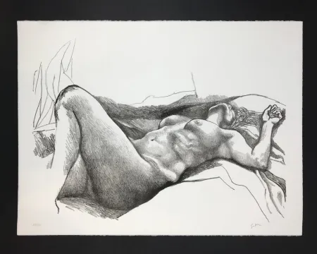 石版画 Guttuso - Senza titolo