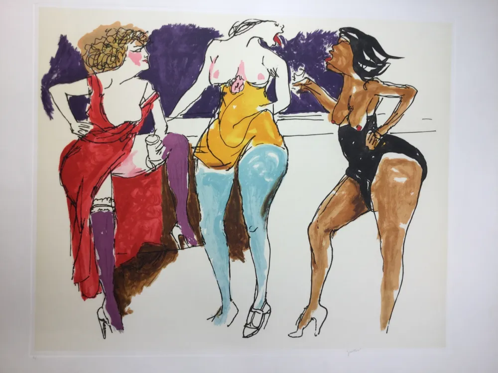 蚀刻飞尘法 Guttuso - Untitled 