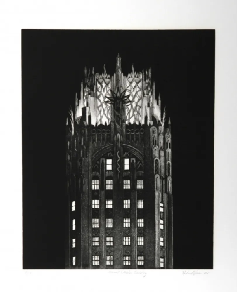 版画 Haas - General Electric Building