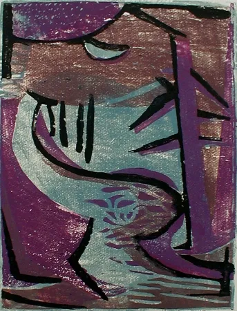 木刻 Haas - Winding River