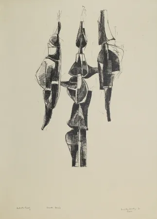 石版画 Hadzi - Scudi Series