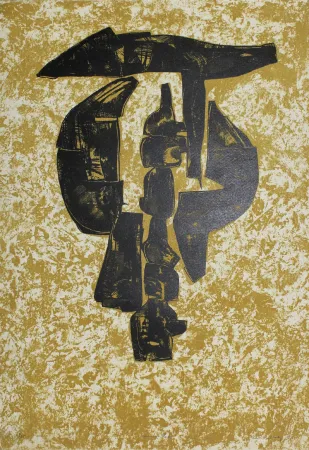 石版画 Hadzi - Sculpture Study