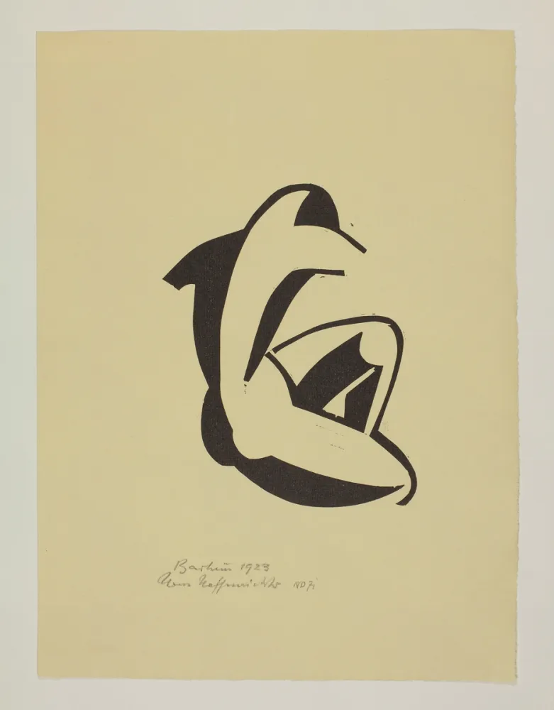 油毡版画 Haffenrichter - Untitled