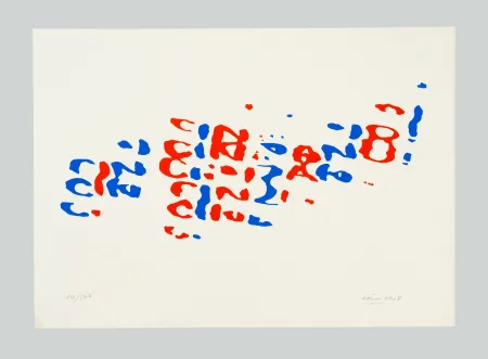 石版画 Hains - Cinzano