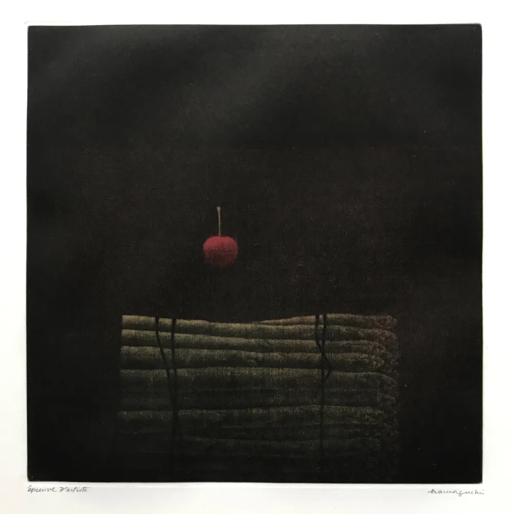 美柔汀铜版画 Hamaguchi - Cherry and Asparagus