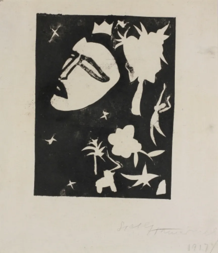 木刻 Hamerschlag - Maske (Mask)