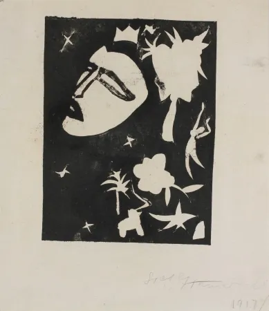 木刻 Hamerschlag - Maske (Mask)