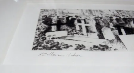 蚀刻版画 Hamilton - With unfeigned regret (Illustration for James Joyce’s ‘Ulysses’, 1989)