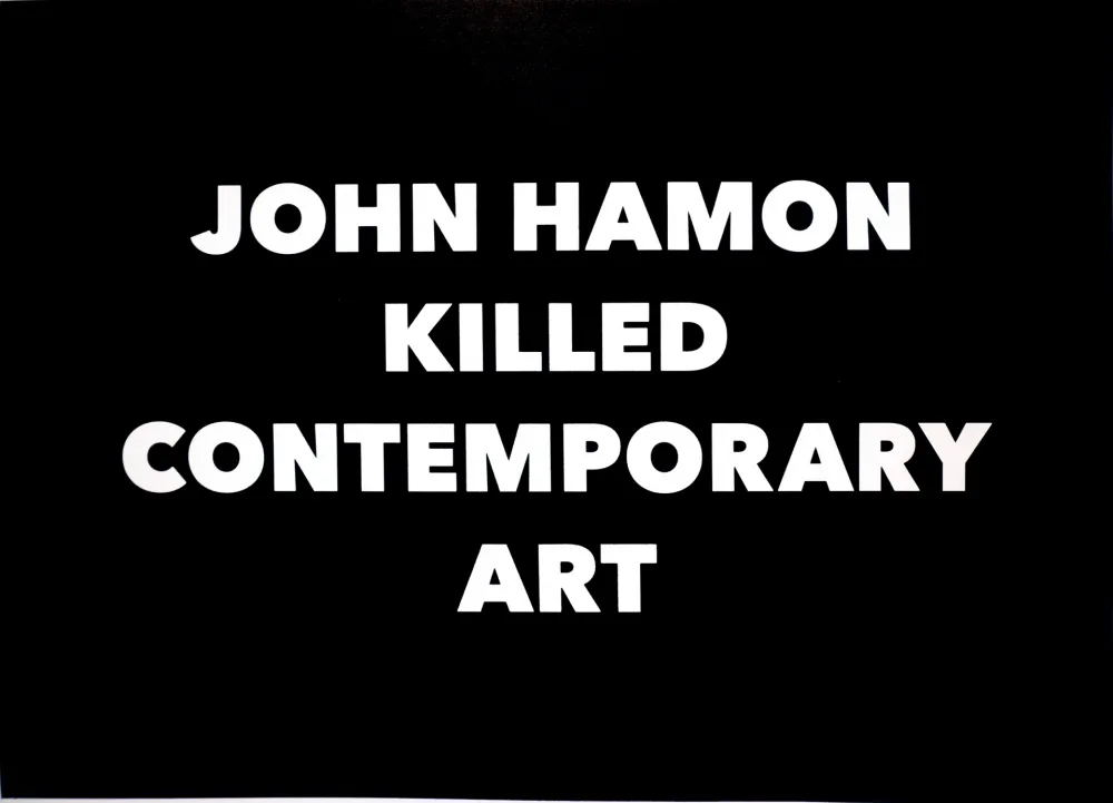 石版画 Hamon - JOHN HAMON KILLED CONTEMPORARY ART