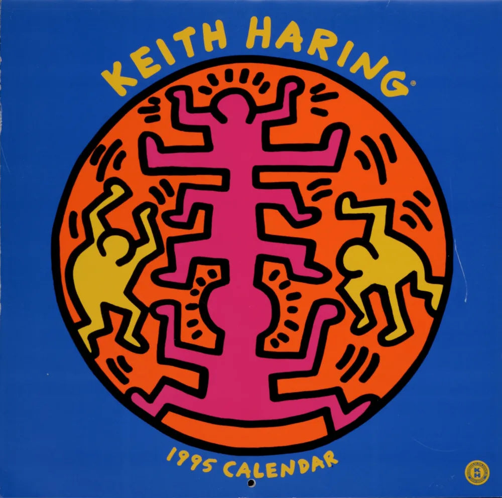 胶版印刷 Haring - 1995 Calendar (Ephemera)