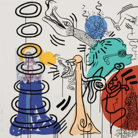 复数作品 Haring - Apocalypse 5