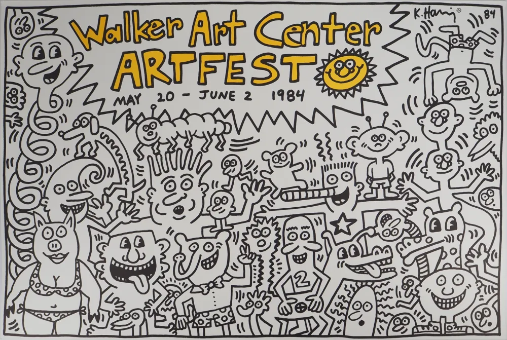 石版画 Haring - Artfest : Walker Art Center