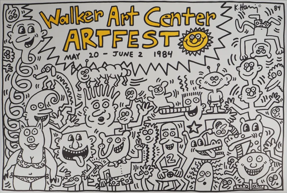 石版画 Haring - Artfest : Walker Art Center