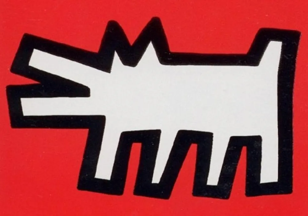 丝网印刷 Haring - Icons 2 Barking Dog