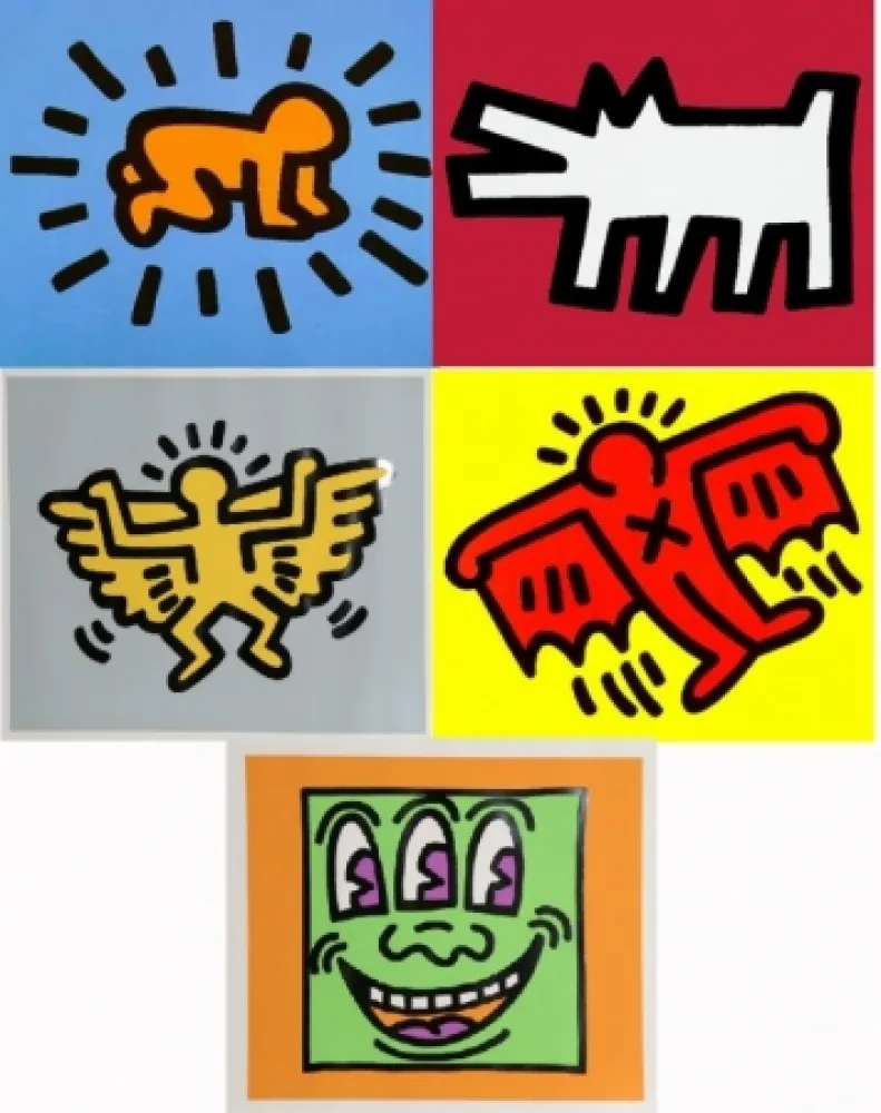 丝网印刷 Haring - Icons